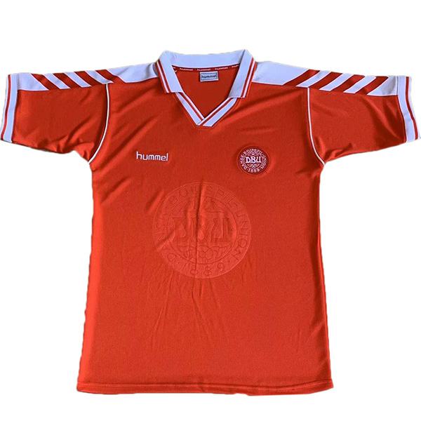 Denmark home retro soccer jersey maillot match men's 1st sportwear football shirt 1998